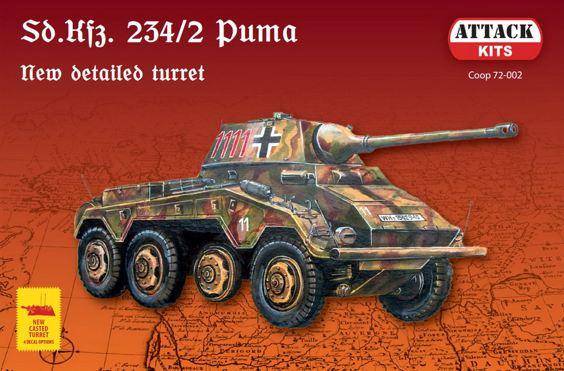 Attack Kits ATC72002 1:72 Sd.Kfz.234/2 Puma