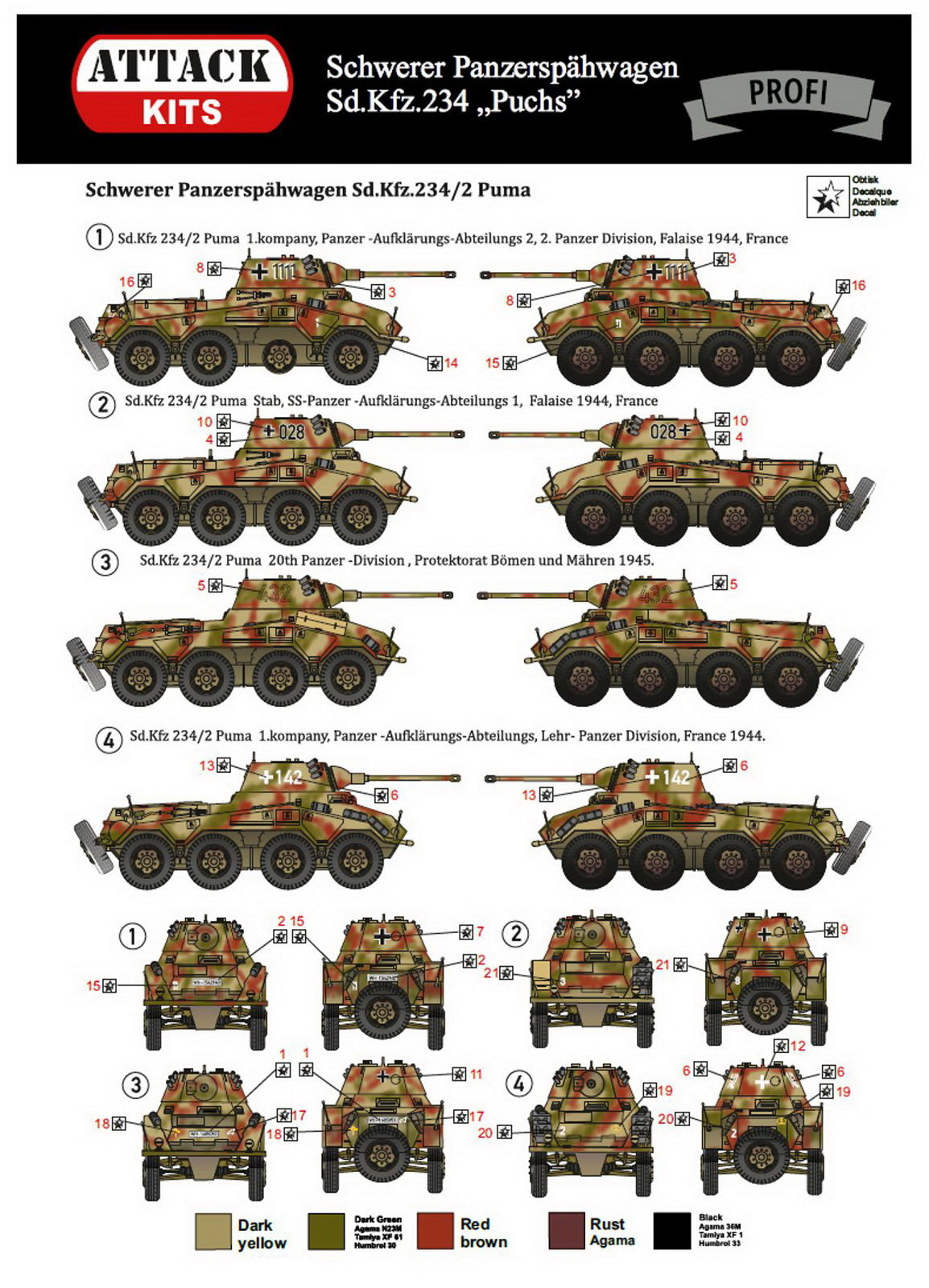 Attack Kits ATC72002 1:72 Sd.Kfz.234/2 Puma