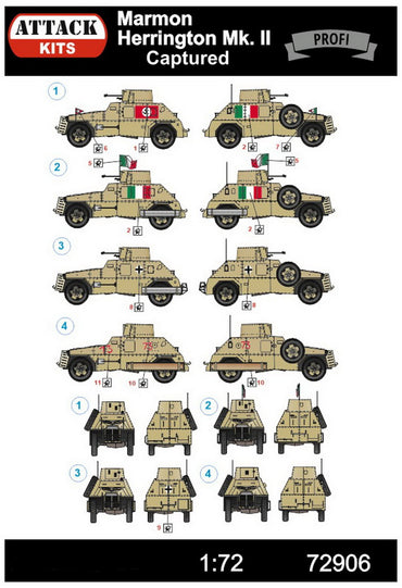Attack Kits ATK72906 1:72 Marmon-Herrington Mk.II captured