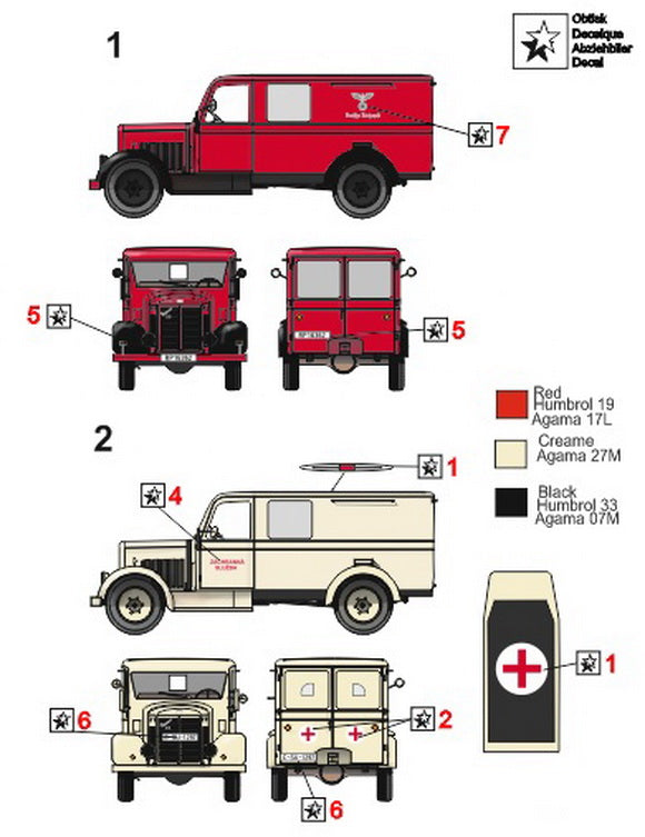 Attack Kits ATK72910 1:72 Phanomen Granit 25H Late Utility Civil, Reichpost, Cz