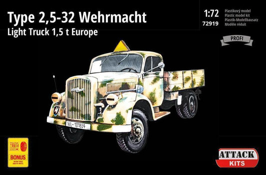 Attack Kits ATK72919 1:72 Type 2,5-32 Wehrmacht 1,5t Light Truck