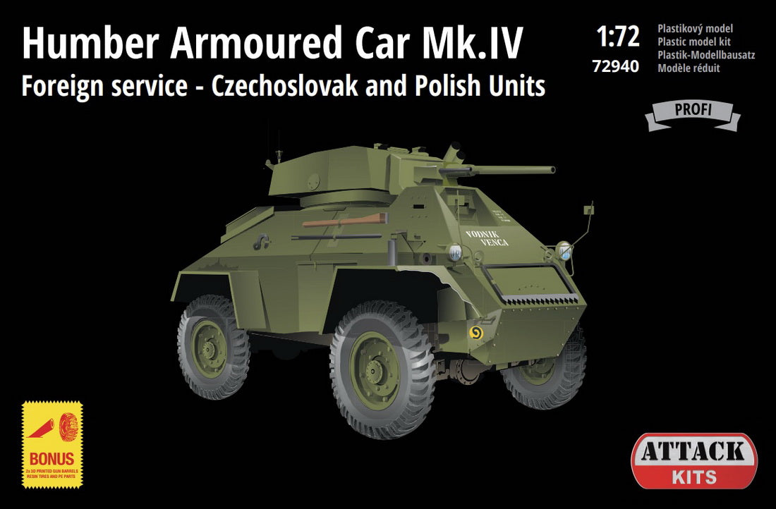 Attack Kits ATK72940 1:72 Humber Armoured Car Mk.IV