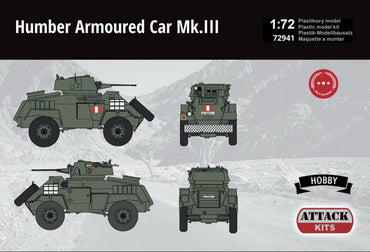 Attack Kits ATK72941 1:72 Humber Armoured Car Mk.III Hobby Line plastic parts