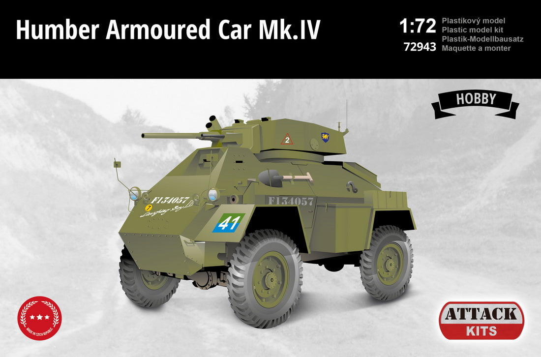 Attack Kits ATK72943 1:72 Humber Armoured Car Mk.IV British Army Europe