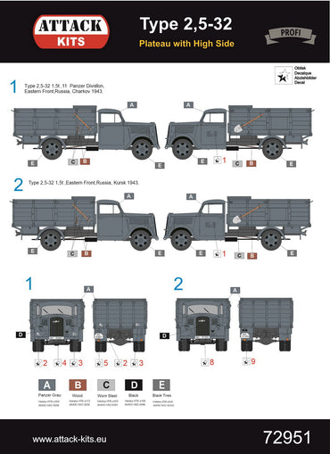 Attack Kits ATK72951 1:72 Opel Blitz