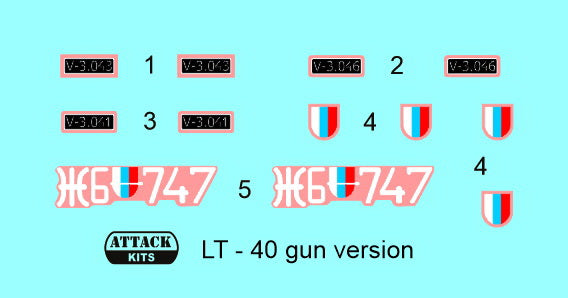 Attack Kits ATK72962 1:72 LT-40 Light Tank w.37mm Gun Profi Line
