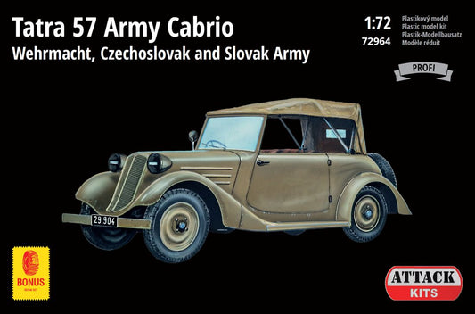 Attack Kits ATK72964 1:72 Tatra 57 Army Cabriolet