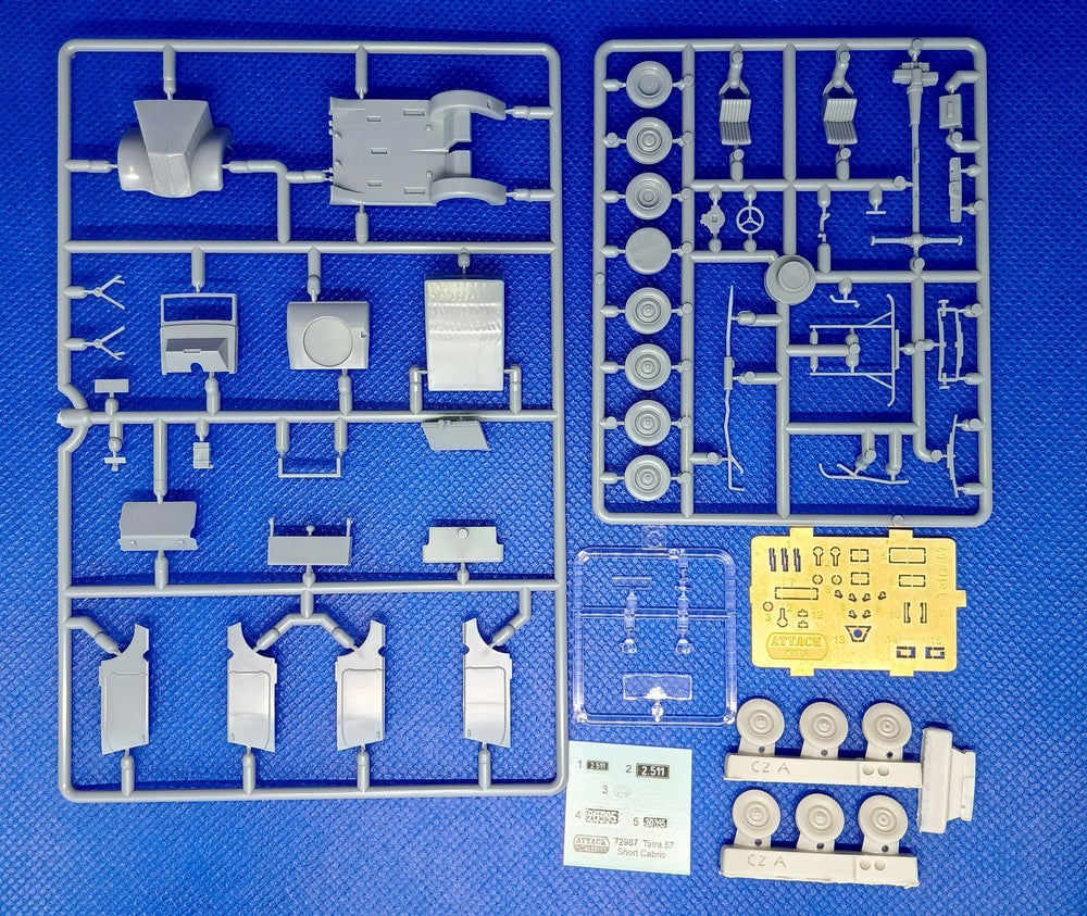 Attack Kits ATK72965 1:72 Tatra T57 Army Cabrio Short Tatra 57 Army Cabrio Short