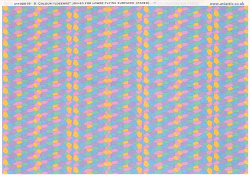 Aviattic ATT32019 1:32 5 colour 'lozenge' joined for lower flying surfaces