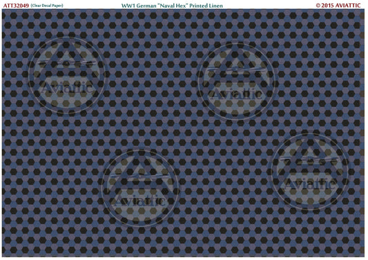 Aviattic ATT32049 1:32 WWI German 'Naval Hex' Printed Linen