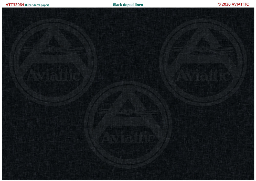 Aviattic ATT32064 1:32 Black doped linen