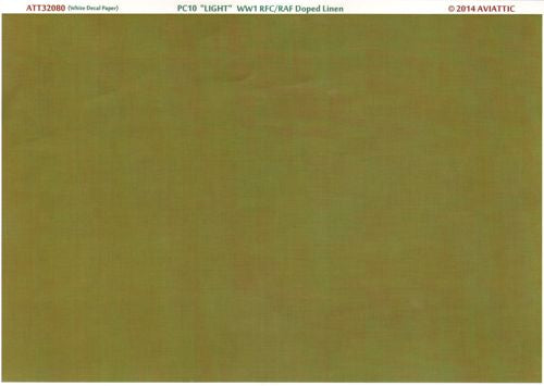 Aviattic ATT32080 1:32 PC10 light WWI RFC/RAF doped linen