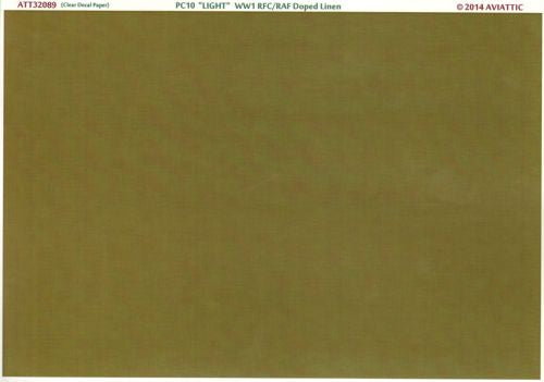 Aviattic ATT32089 1:32 PC10 light WWI RFC/RAF doped linen