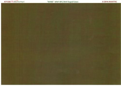 Aviattic ATT32098 1:32 khaki WWI RFC/RAF doped linen