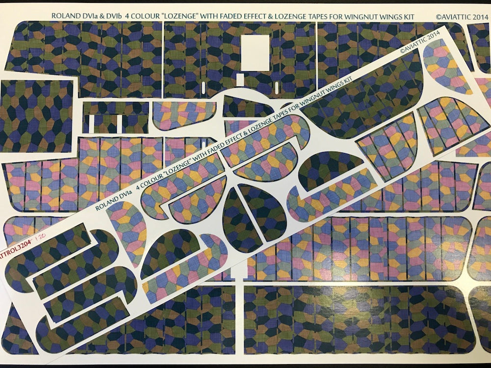 Aviattic ATT32120 1:32 Roland D.VIa 4 Colour Lozenge Faded