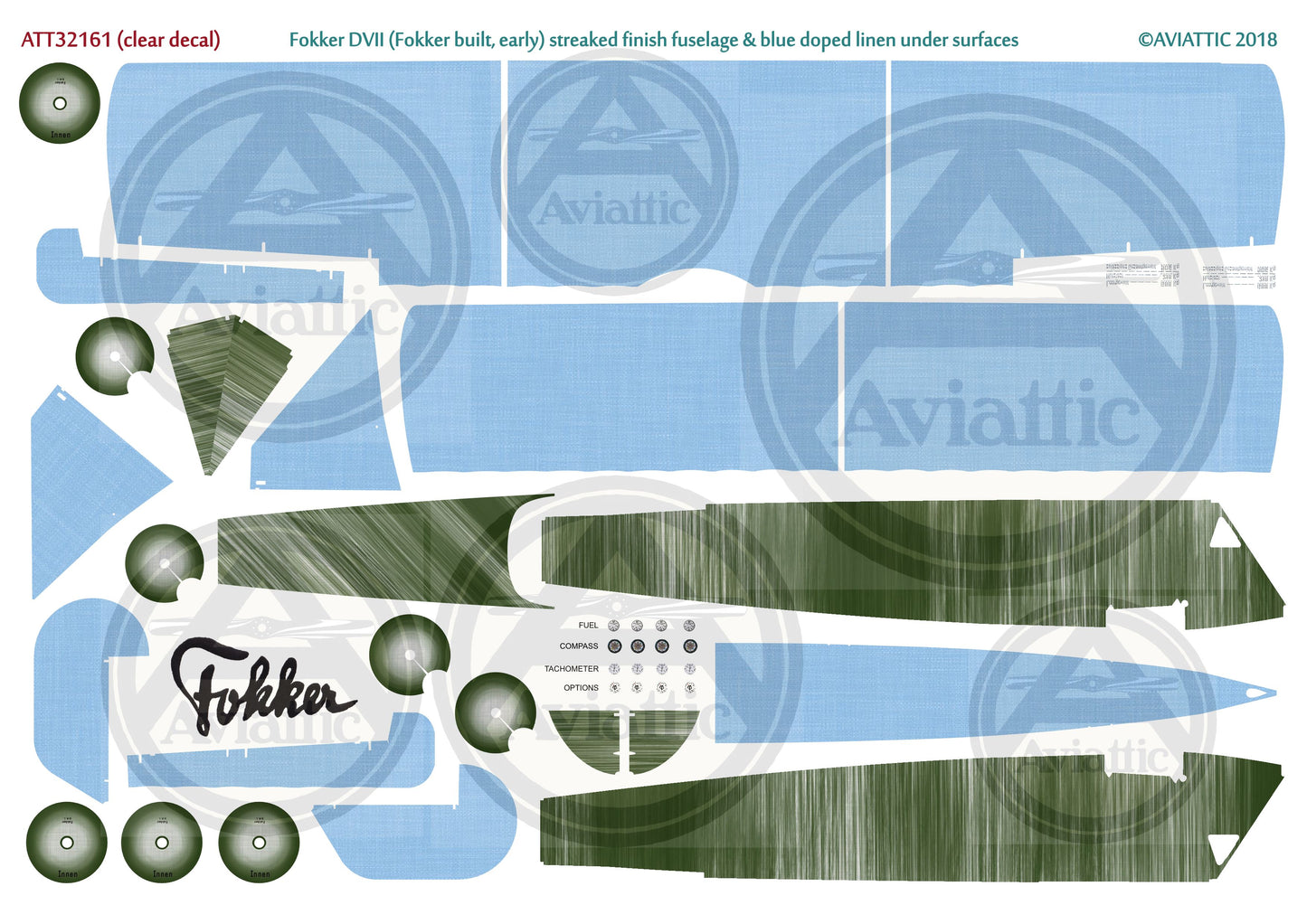 Aviattic ATT32161 1:32 Fokker D.VII