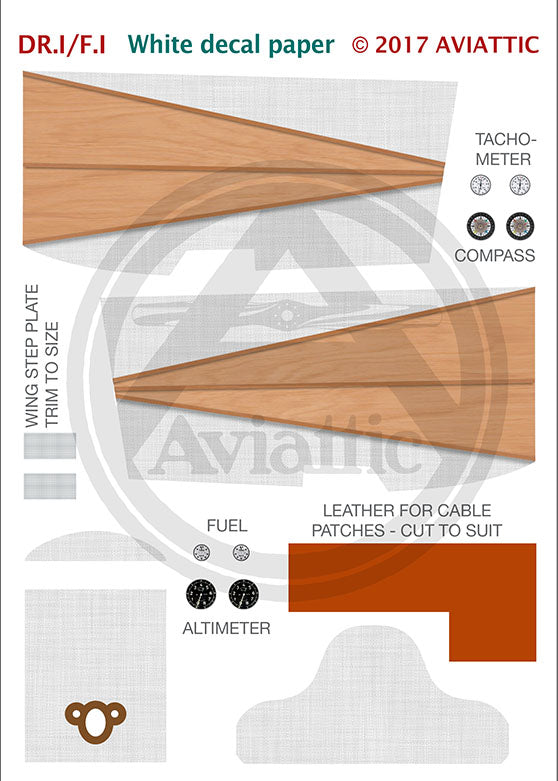 Aviattic ATT32216 1:32 Fokker F.I 102/17  Manfred von Richthofen & Ltn