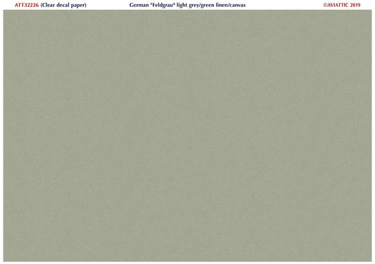Aviattic ATT32226 1:32 Feldgrau 'light' grey green linen/canvas effect