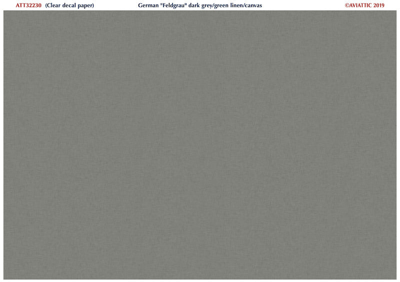 Aviattic ATT32230 1:32 German 'Feldgrau' dark grey-green linen/canvas