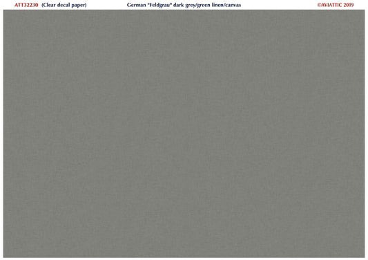 Aviattic ATT32230 1:32 German 'Feldgrau' dark grey-green linen/canvas