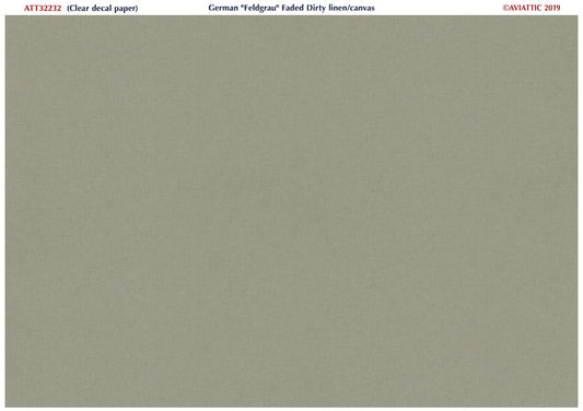 Aviattic ATT32232 1:32 German 'Feldgrau' dirty, faded linen/canvas