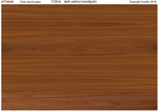 Aviattic ATT32235 1:32 Dark walnut woodgrain