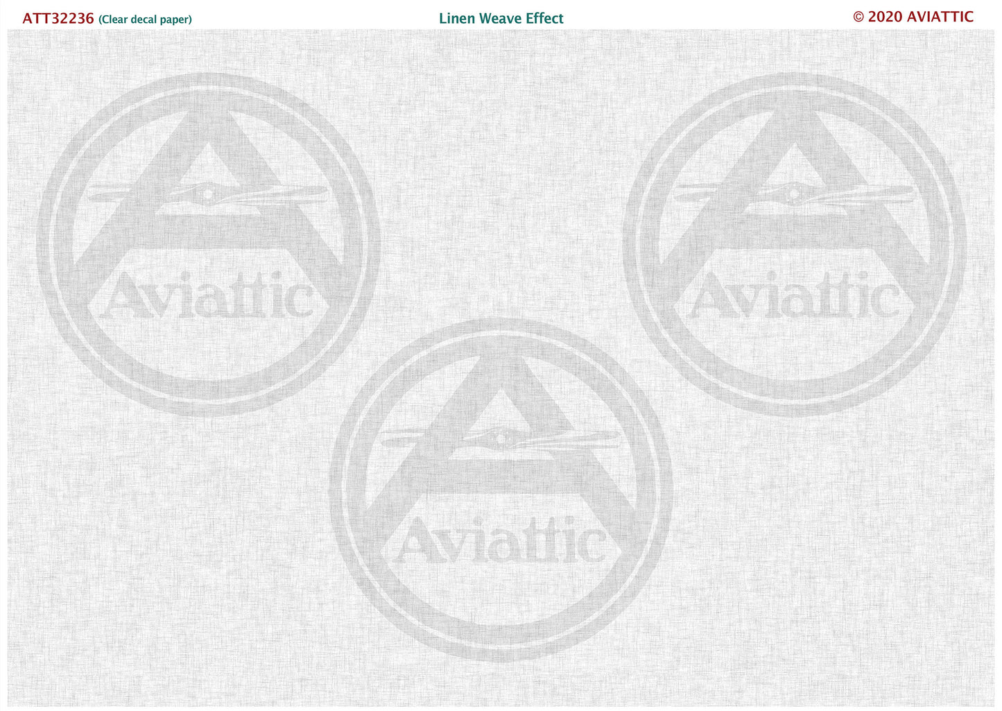 Aviattic ATT32236 1:32 Linen/canvas weave effect