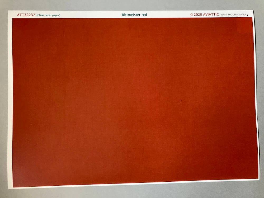 Aviattic ATT32237 1:32 Rittmeister Blood red
