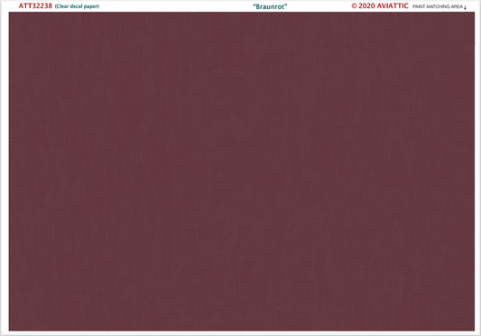 Aviattic ATT32238 1:32 Braunrot paint on linen