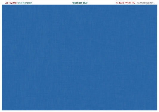 Aviattic ATT32240 1:32 'Buchner blue' paint on linen