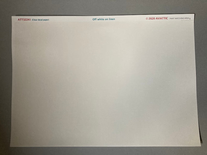 Aviattic ATT32241 1:32 Off white on linen