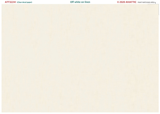 Aviattic ATT32241 1:32 Off white on linen