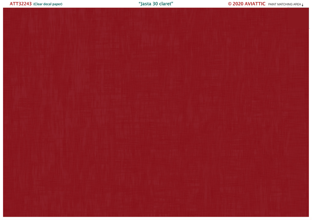Aviattic ATT32243 1:32 Jasta 30 claret paint on linen
