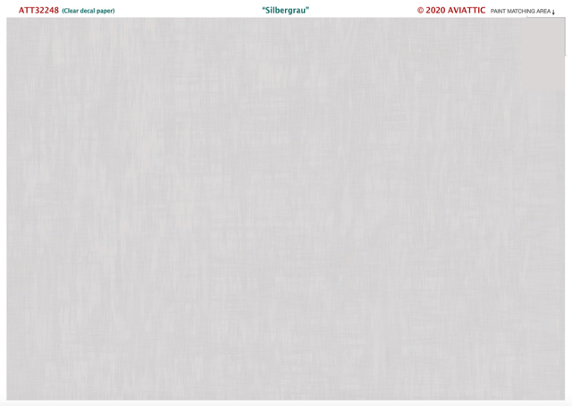 Aviattic ATT32248 1:32 'Silbergrau' paint on linen