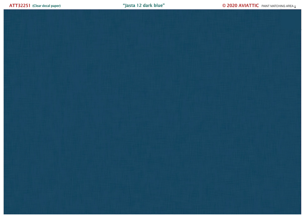 Aviattic ATT32251 1:32 Dark blue paint on linen