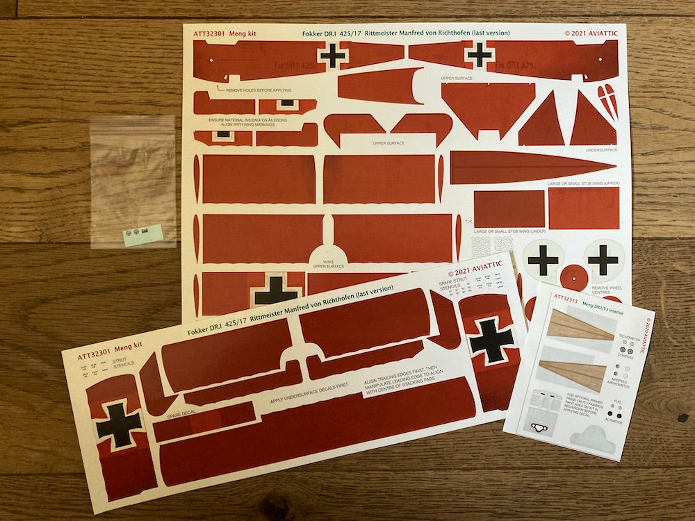 Aviattic ATT32301 1:32 Fokker Dr.I Triplane 425/17  Manfred von Richthofen
