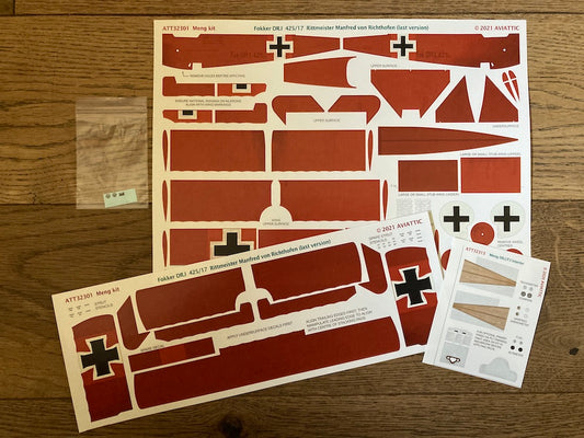 Aviattic ATT32301 1:32 Fokker Dr.I Triplane 425/17  Manfred von Richthofen