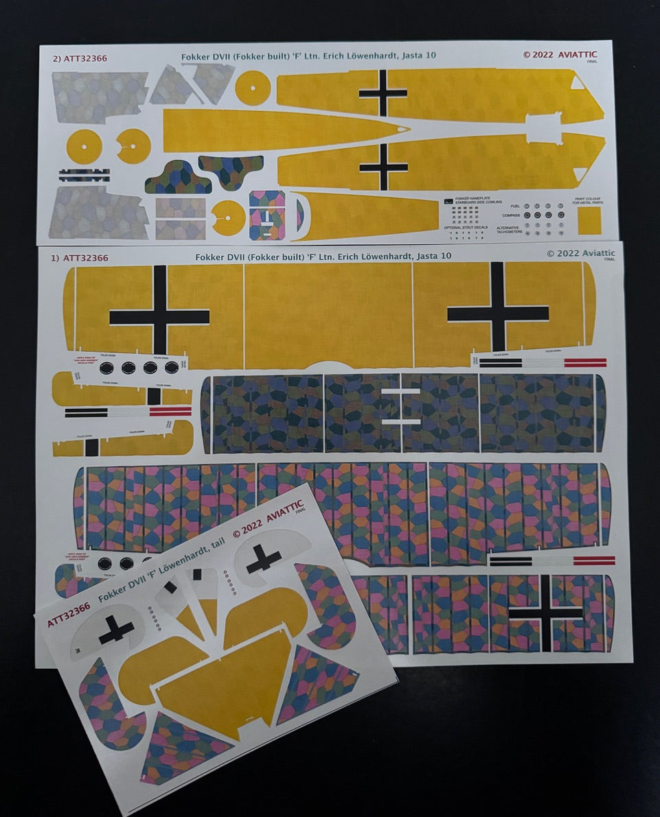Aviattic ATT32366 1:32 Fokker D.VII