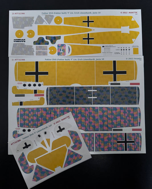 Aviattic ATT32366 1:32 Fokker D.VII