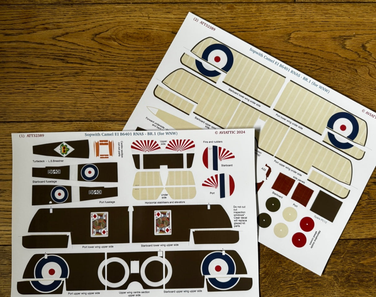 Aviattic ATT32389 1:32 Sopwith Camel F.I B6401 RNAS