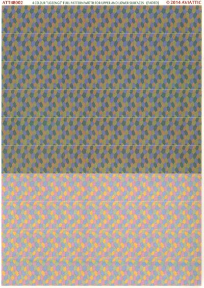 Aviattic ATT48002 1:48 4 Colour Lozenge Decals