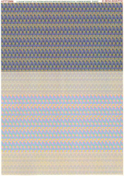 Aviattic ATT72006 1:72 5 Colour Lozenge Decals