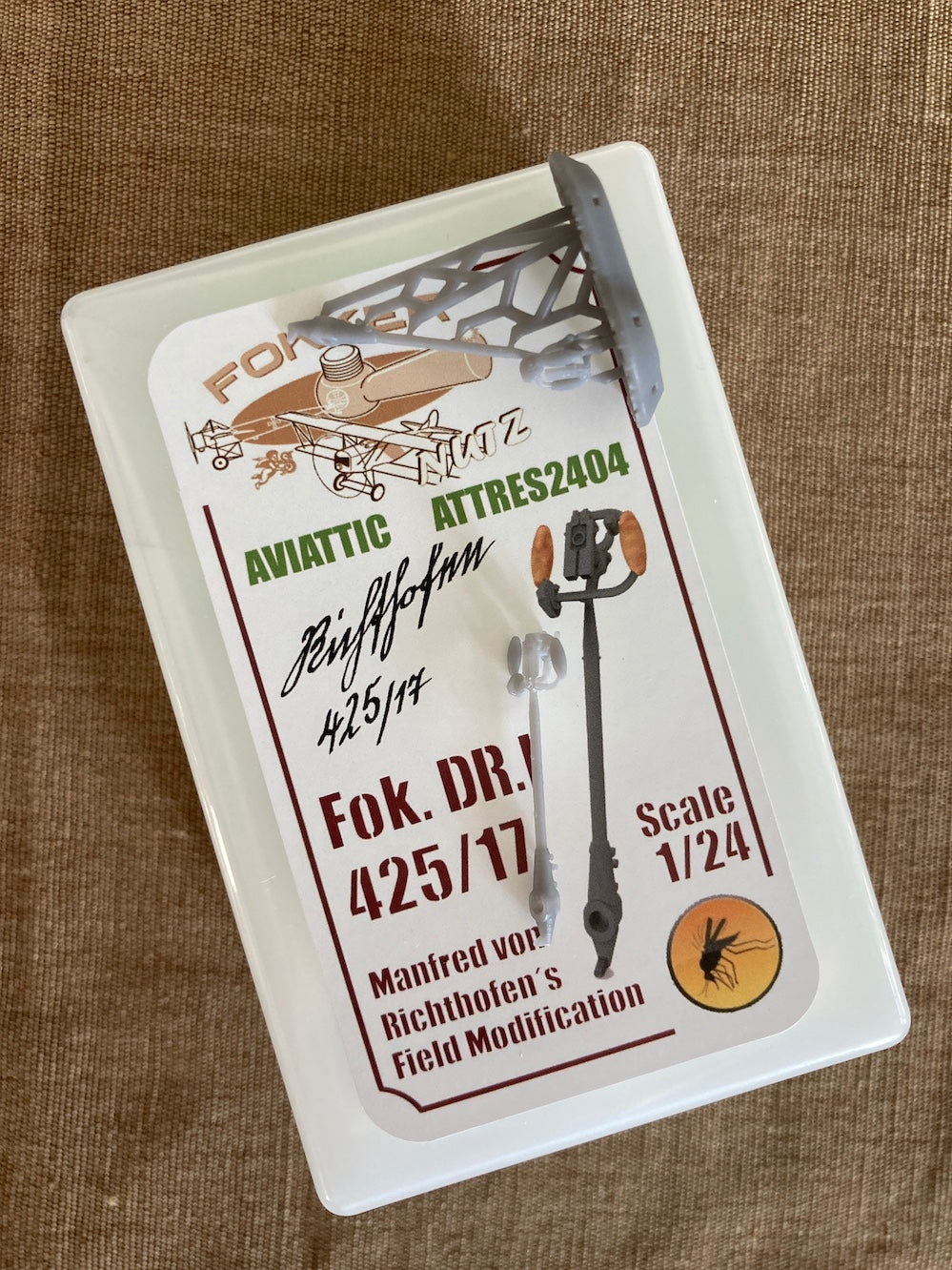 Aviattic ATTRES2404 Fokker Nutz 1:24 Fokker DR.I Triplane control stick,