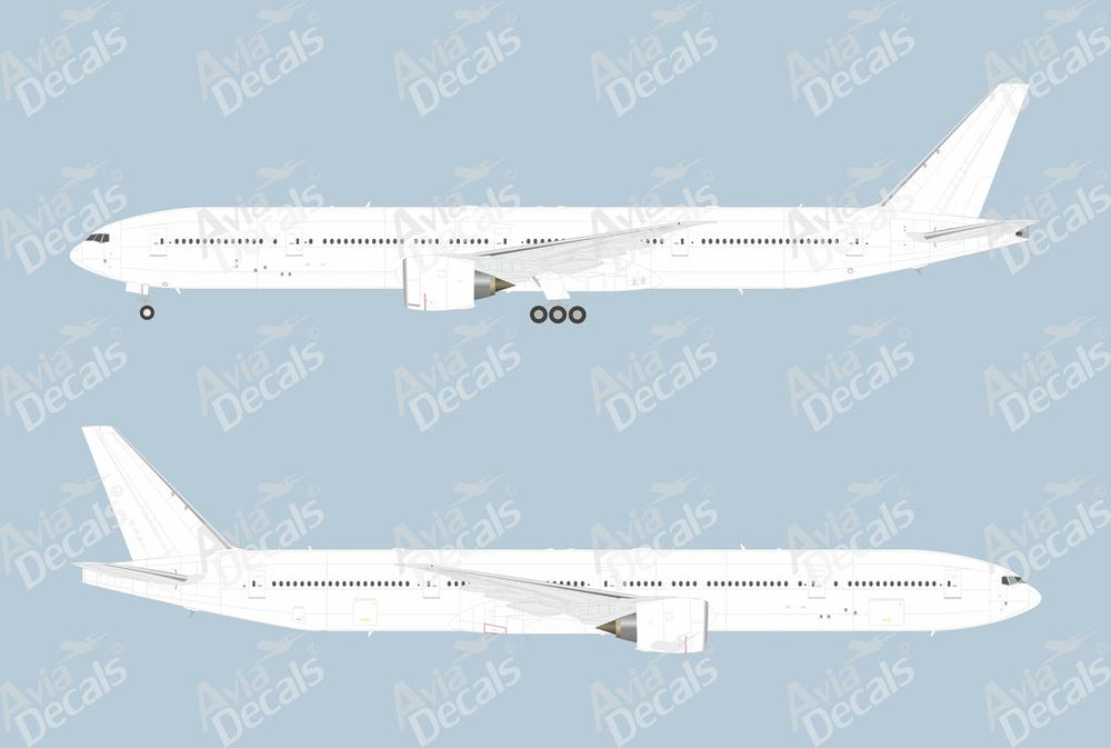 Avia Decals AVD144-013 1:144 Boeing 777-300ER full stencil