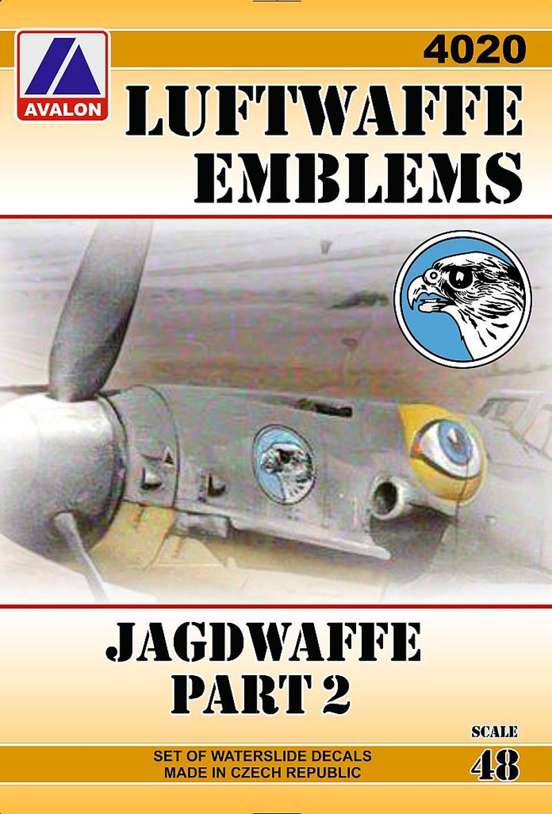 Avalon AVD4020 1:48 Luftwaffe Fighter Unit Emblems " Jagdwaffe Pt.2