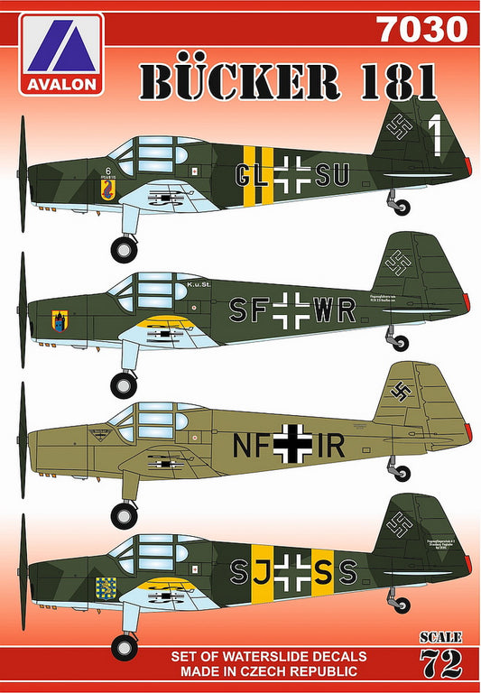 Avalon AVD7030 1:72 Bucker Bucker Bu-181