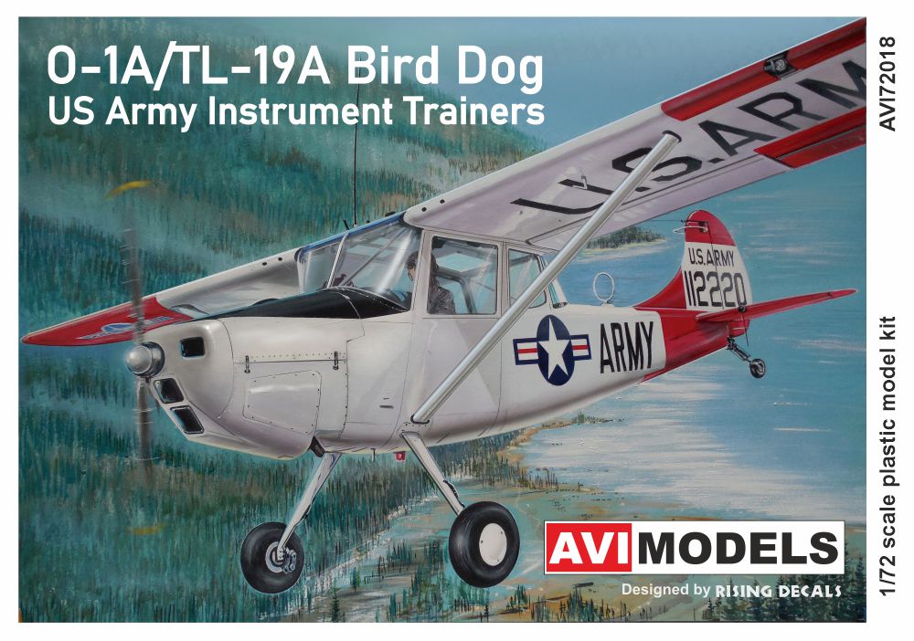 AVI Models AVI72018 1:72 Cessna O-1A/TL-19A Bird Dog US Army