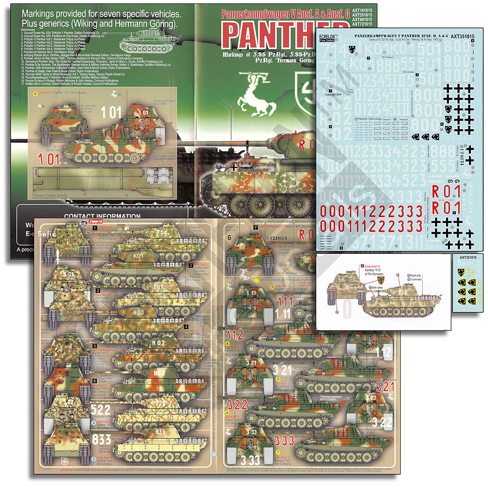 Echelon FD AXT351015 1:35 Wiking & Hermann Goring Panthers