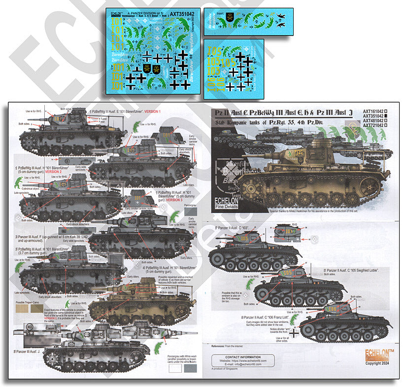 Echelon FD AXT351042 1:35 4.Pz.Div