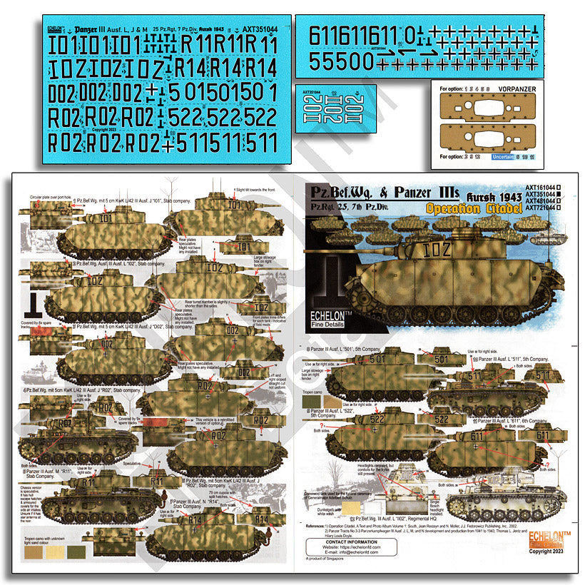 Echelon FD AXT351044 1:35 7.Pz.Div